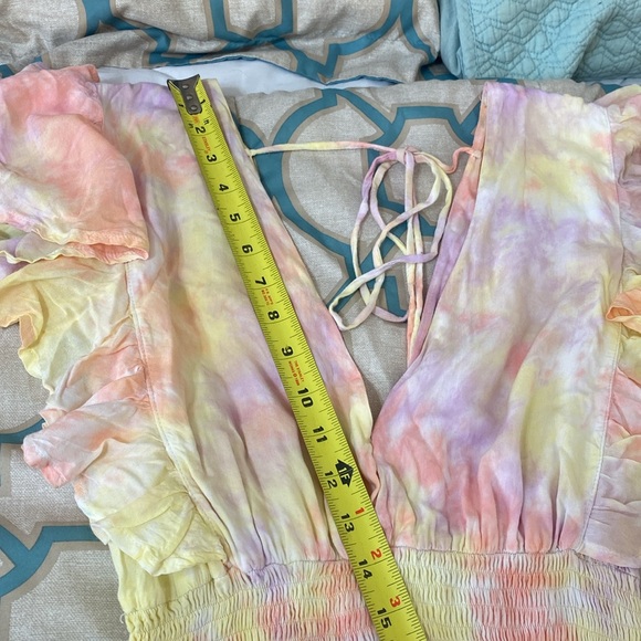 Tiare Hawaii Dahlia Maxi Tie Dye Dress size Small Medium - Picture 13 of 17